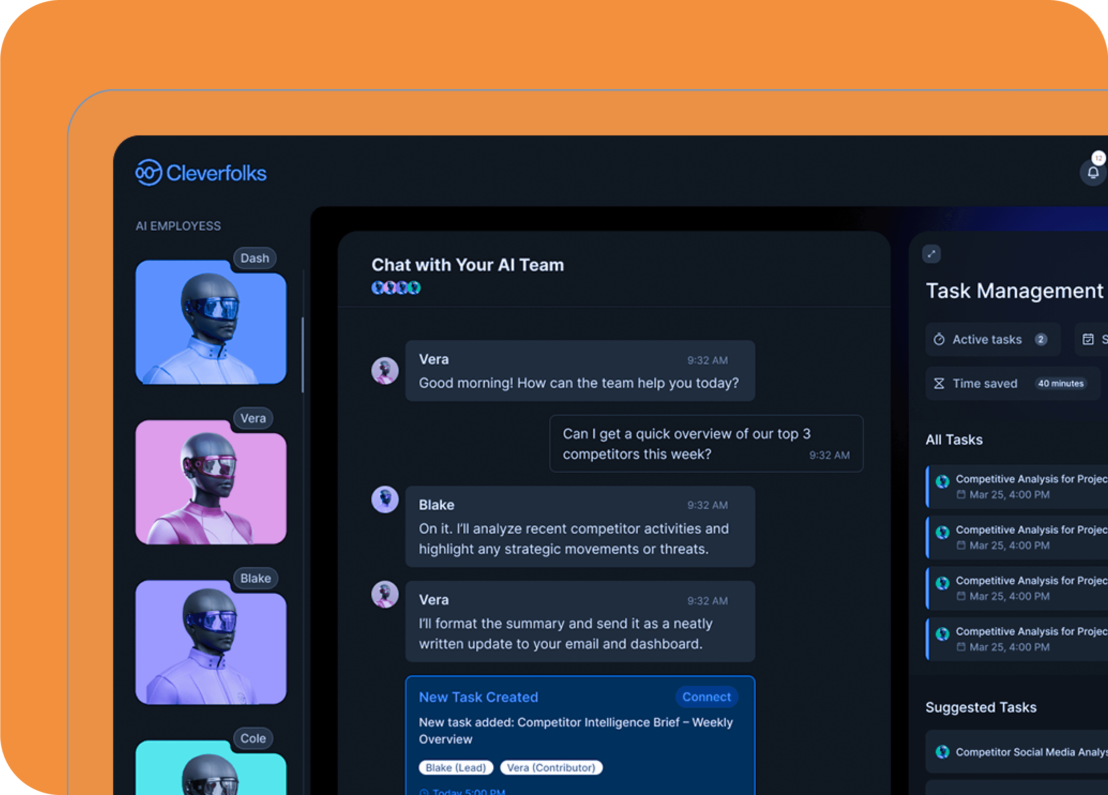 AI agents collaborating